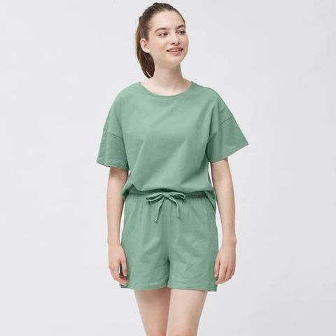 Bộ đồ cotton nữ GU 348900 634042