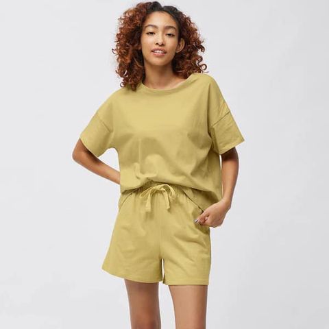 Bộ đồ cotton nữ GU 348900 634042