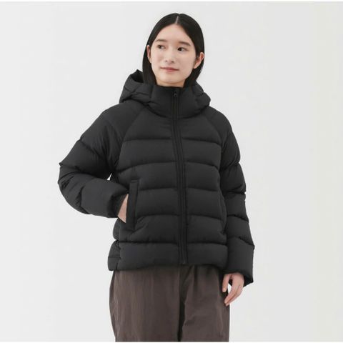 Áo phao lông vũ có mũ nữ Muji