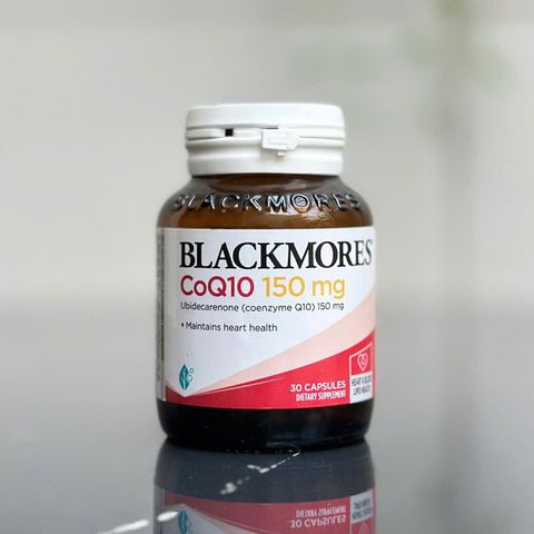 Viên Uống Hỗ Trợ Sức Khỏe Tim Mạch, Blackmores CoQ10 150mg 30 Viên – Bổ Sung Coenzyme Q10 Úc