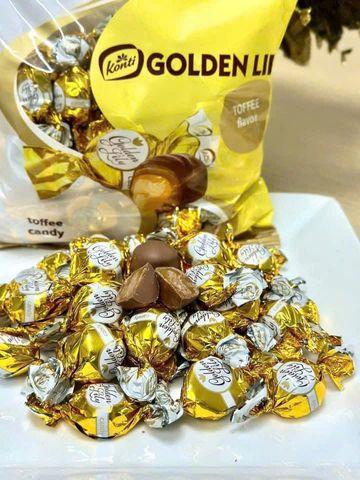 Kẹo Socola Huệ Vàng Nga 500g - Ngọt Béo Truyền Thống, Món Quà Ngọt Ngào Từ Nga, Hương Vị Đặc Trưng Bánh Kẹo