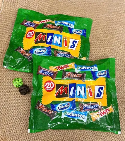 Kẹo Socola Mixed Minis 400g - Hỗn Hợp Socola Nguyên Liệu Đa Dạng, Thích Hợp Để Đã Ngày và Tiệc Tùng