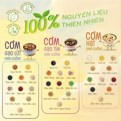 Thùng Cơm hạt dinh dưỡng ăn liền TÂM MINH FOODS