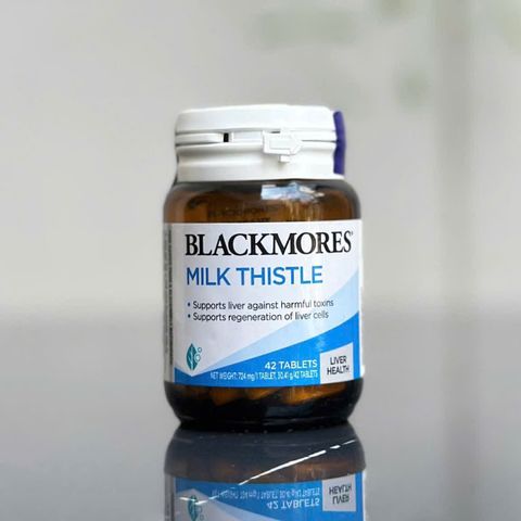 Viên Uống Blackmores Milk Thistle – Hỗ Trợ Chức Năng Gan, Giải Độc Gan – Lọ 60 Viên