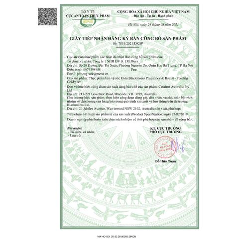 Vitamin Bổ Bầu Blackmores Pregnancy & Breast-Feeding Gold 60 Viên – Cho Bà Bầu và Cho Con Bú