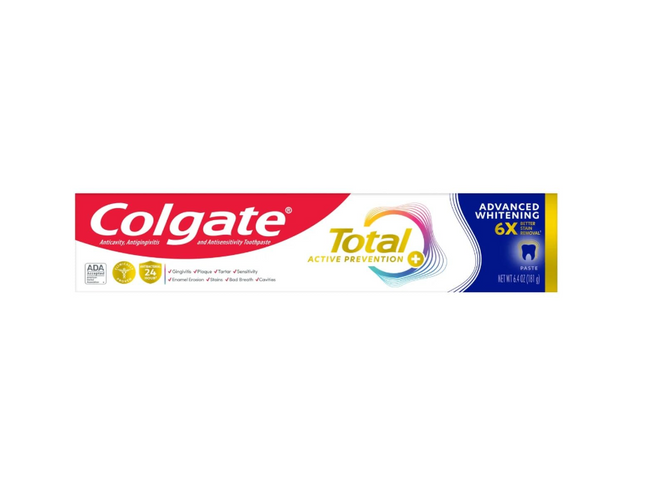[modoria.] Kem đánh răng Colgate Total Advanced Whitening 181g x 5 tuýp Mỹ