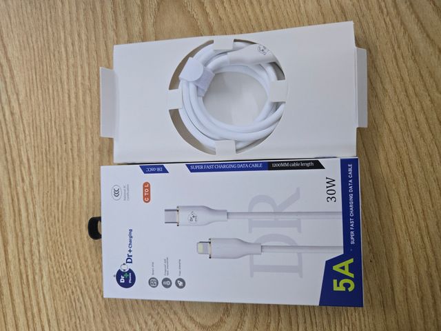 Cáp sạc nhanh 30W & 65W Type-C to Lighning, type-C to C cho iphone, Silicon bền bỉ, chống gãy gập siêu bền