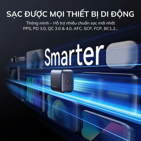 Bộ Cáp Sạc nhanh 20W Voltme GaN Hỗ Trợ Sạc Nhanh QC3.0 PD3.0