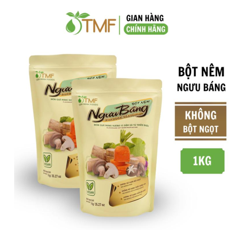 Combo 2 Gói Bột Nêm Ngưu Báng 1kg Tâm Minh Foods - Gia Vị Tự Nhiên Không Bột Ngọt Dành Cho Bé Ăn Dặm
