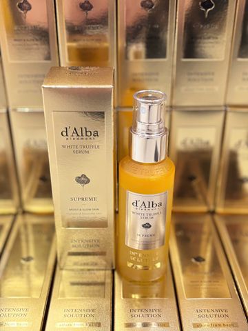 Xịt khoáng serum tinh chất bơ và vàng 24k D'Alba White Trufle 100ml
