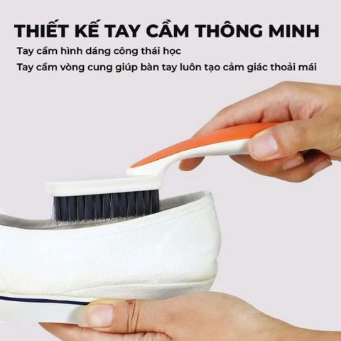 Combo 5 Bàn Chải Đa Năng Lông Nhựa PP Mềm Mại