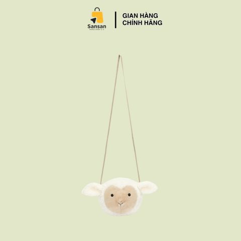 Túi đeo chéo hình cừu Jellycat Little Lamb Bag - Mỹ