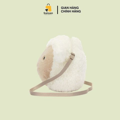 Túi đeo chéo hình cừu Jellycat Little Lamb Bag - Mỹ