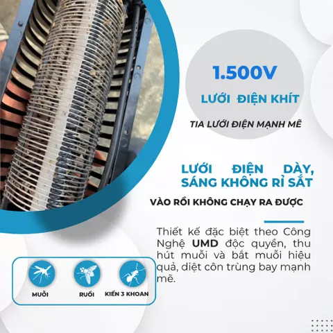 Đèn bắt muỗi CON DƠI