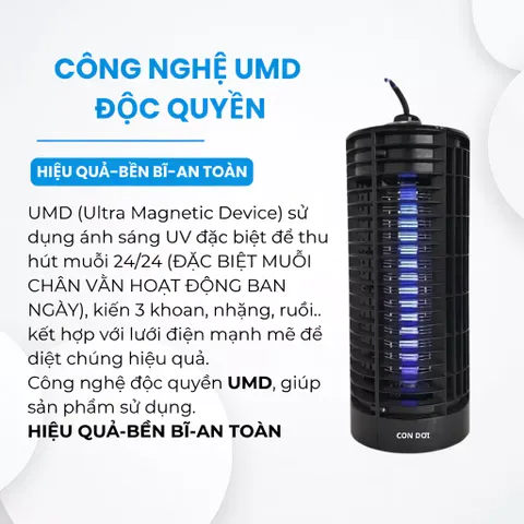 Đèn bắt muỗi CON DƠI
