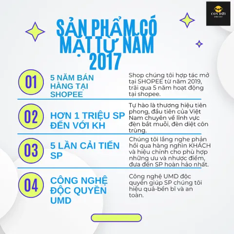 Đèn bắt muỗi CON DƠI