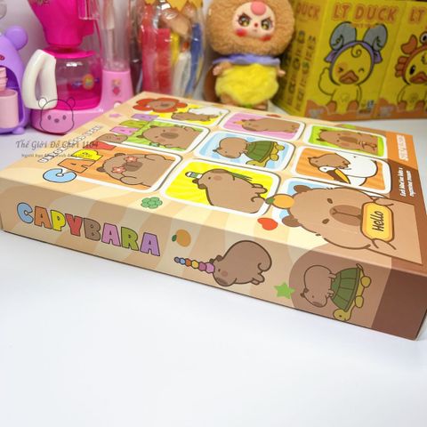 Hộp mù blindbox móc khóa Capybara, Kuromi, đồ chơi sưu tầm nhân vật dễ thương bất ngờ cho bé