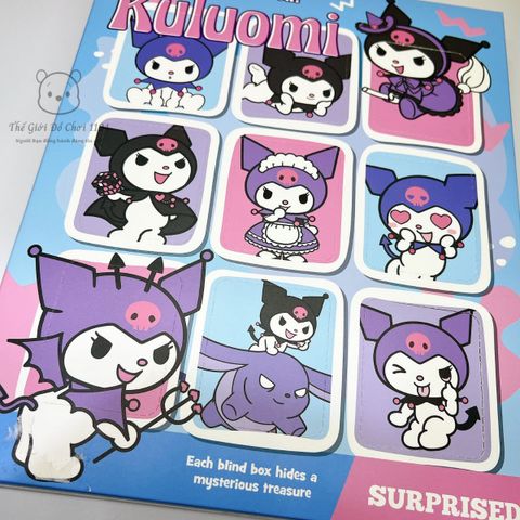 Hộp mù blindbox móc khóa Capybara, Kuromi, đồ chơi sưu tầm nhân vật dễ thương bất ngờ cho bé