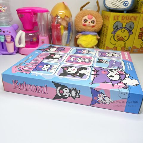 Hộp mù blindbox móc khóa Capybara, Kuromi, đồ chơi sưu tầm nhân vật dễ thương bất ngờ cho bé