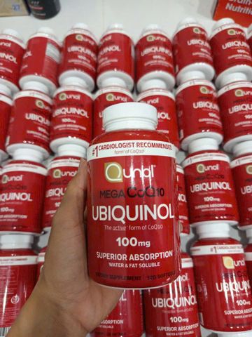 Viên uống bổ tim Qunol Mega Coq10 Ubiquinol 100mg 120 viên