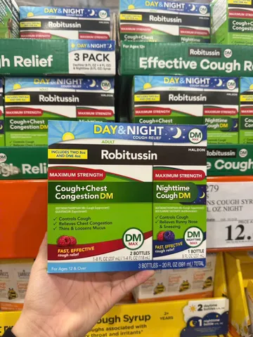 Siro robitussin Cough+Chest Congestion DM MAX Của Mỹ 635327