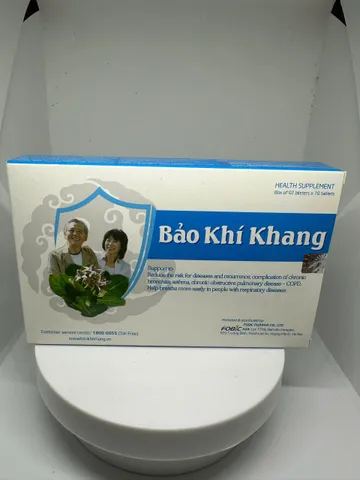 Viên uống Bảo Khí Khang IMC hỗ trợ giảm ho, khạc đờm, khó thở, giảm tái phát hen suyễn (2 vỉ x 10 viên)