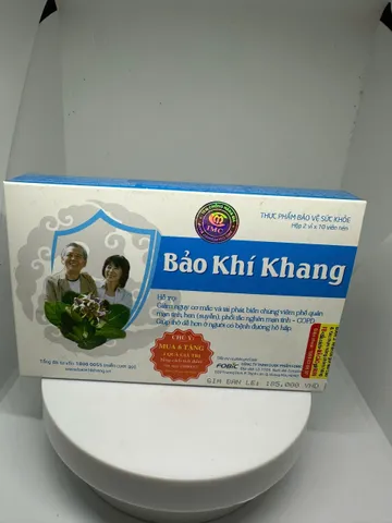 Viên uống Bảo Khí Khang IMC hỗ trợ giảm ho, khạc đờm, khó thở, giảm tái phát hen suyễn (2 vỉ x 10 viên)