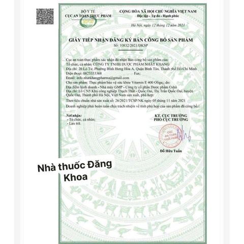 Vitamin E 400 Oliga 30 viên - Bổ sung Vitamin E, Đẹp da, chống lão hoá, chống oxy hoá