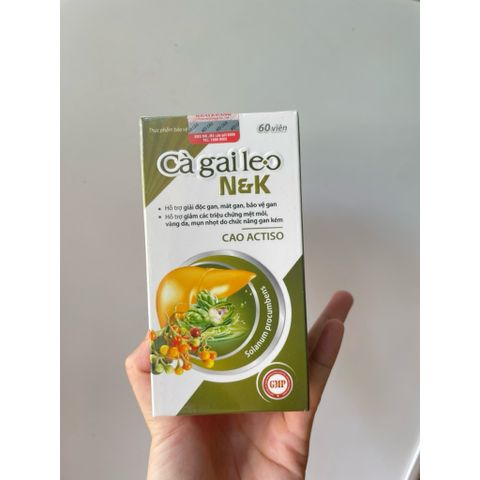 Viên bổ gan Cà Gai Leo , Xạ đen, cà gai leo, diệp hạ châu, linh chi, giải độc gan hiệu quả từ thảo dư