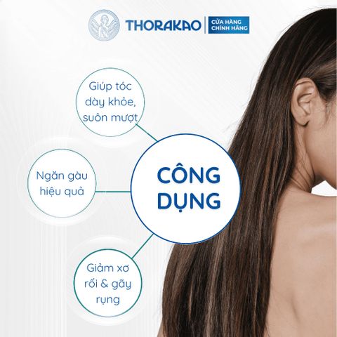 Dầu Gội Bồ Kết Thorakao Dưỡng Tóc Đen Bóng Suôn Mượt 750ml/400ml