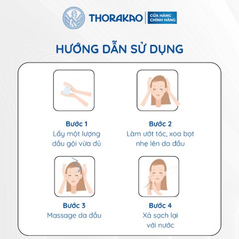 Gội Xả Thorakao 2IN1 Bồ Kết Giảm Gàu Giúp Tóc Đen Mượt 400ML