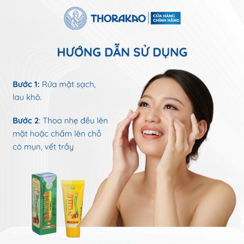 Kem Nghệ Tube Thorakao Ngừa Mụn 10G