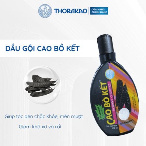 Dầu Gội Thorakao Cao Bồ Kết Giảm Rụng Tóc Sạch Gàu 250ML