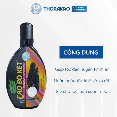Dầu Gội Thorakao Cao Bồ Kết Giảm Rụng Tóc Sạch Gàu 250ML