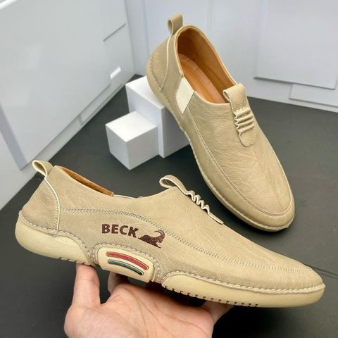Giày Lười Nam DAVINCIA Da Simili Chống Trơn Chạy Nhanh Dễ Phối Đồ - Giày Slip-on Thời Trang Cho Học Sinh, Sinh Viên, Nam Giới