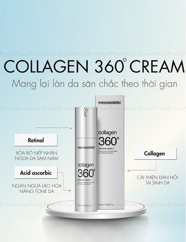 Kem Dưỡng Mesoestetic Collagen 360 Intensive Cream 50ml Giảm Nhăn Da Hiệu Quả