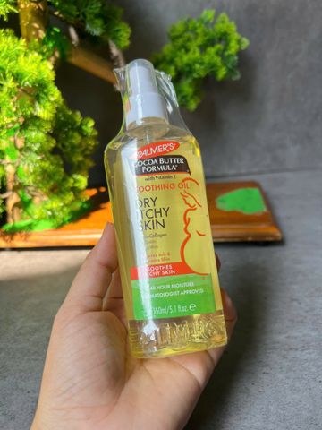 Palmer’s Cocoa Butter Formula Soothing Oil For Dry Itchy Skin 150ml - Dầu dưỡng ẩm dịu nhẹ cho da khô – ngứa – căng tức 