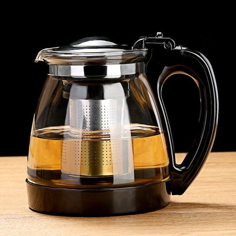 Bình Lọc Trà Thủy Tinh Dung Tích Lớn 1300ml Sang Trọng Lõi Lọc Inox 304 Cao Cấp Kiểu Dáng Hiện Đại