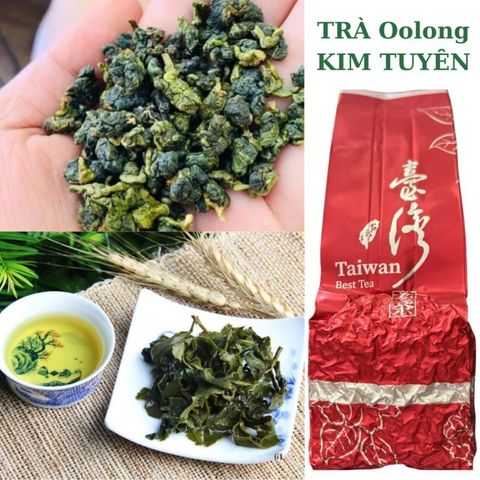 Trà Oolong KIM TUYÊN Cầu Đất Thượng Hạng - Ngọt nhẹ, thanh mát, hậu sâu lắng, không chát gắt.