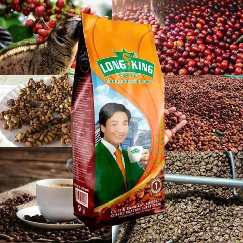 Cà phê ARABICA Long King pha phin truyền thống - 0.5kg Coffee - Gu mạnh vị đậm