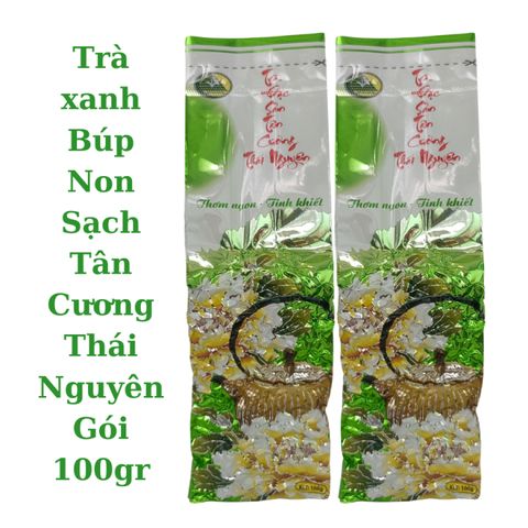 Chè xanh, 500gr trà bắc búp non, cánh trà nhỏ nước xanh ánh vàng, hậu ngọt dịu, hương cám