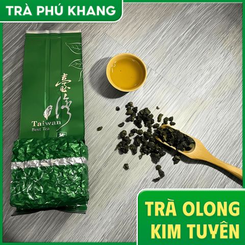 [Gói 100g] Trà Ô Long Kim Tuyên Thượng Hạng – Hương Thơm Thanh Nhã, Vị Ngọt Hậu Lưu Dài, Chuẩn Xuất Khẩu