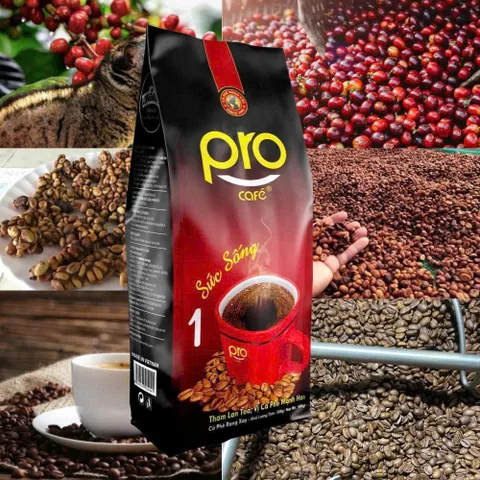 Cà Phê (Chồn Nâu Đặc Biệt) Long King 500g, Cà Phê Rang Xay, Gu Mạnh, Hương Thơm Nồng