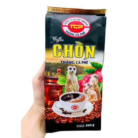 Gu vừa vị thanh (500gr) Cà phê CHỒN ban mê rang xay pha phin gói đen