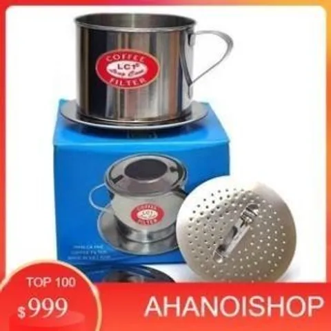 Phin pha cà phê cafe bằng inox Coffee Finter cafe đẹp cao cấp Sài Gòn Long Cam