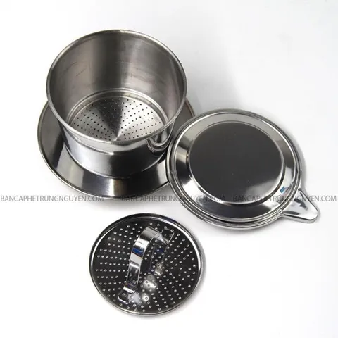 Phin pha cà phê cafe bằng inox Coffee Finter cafe đẹp cao cấp Sài Gòn Long Cam