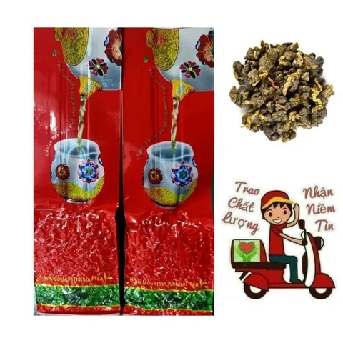 Chè Xanh Bảo Lộc Lâm Đồng, Trà Ô Long Hút Chân Không Túi 100gr, Thơm ngon hậu ngọt thanh