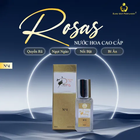 Nước Hoa Nữ EU, Rosas No.4 Euro Viet Perfumery 10ml 