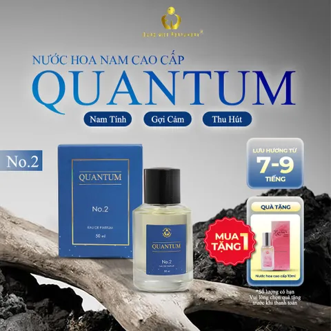 Nước hoa nam Tough Man Quantum No.2 EDP lưu hương 6-12 tiếng 50ml thương hiệu EU