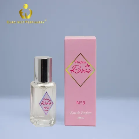 Nước Hoa Nữ Cao Cấp ROSAS No.3 Quyến Rũ, Ngọt Ngào, Nóng Bỏng Lưu Hương 7-12 Tiếng 10ml